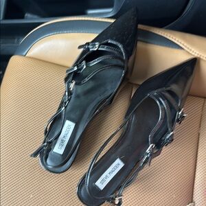 Steve Madden Black Women's Shoes worn once no signs of wear
